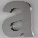 Satin Stainless Steel Channel Letter