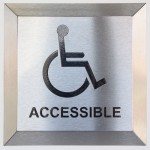 steel sign accessible