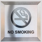 steel sign no-smoking